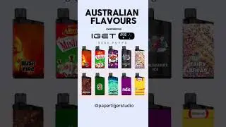 Australian IGET Flavours Which ones you getting? #aussie #straya #australian