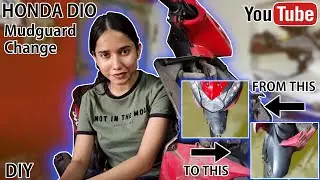 Honda Dio Mudguard Change | Tips & Tricks | #diy #bikemaintenance #trending #automobile  #bikelover