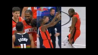 Kevin Durant beefs with Nuggets then trolls their coach after ejected and fans after 3