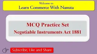 Important 15 MCQs | Negotiable Instruments Act,1881| Banking Awareness