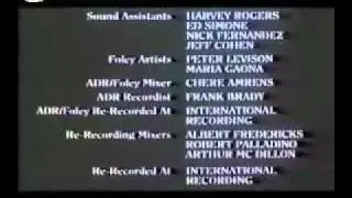 Jaws 5 Cruel Jaws (1995)-End Credits