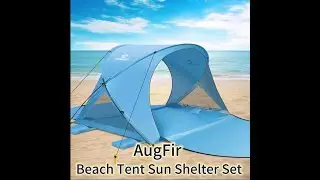 AugFir Beach Tent Sun Shelter Set