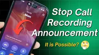 How to stop call recording announcement in iPhone | It is possible 🤔?