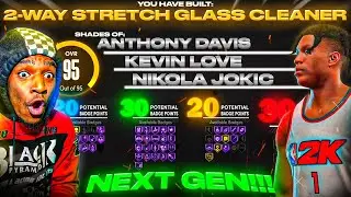 NEW 2-WAY STRETCH GLASS CLEANER BUILD WILL DOMINATE NEXT GEN NBA 2K21! Best Center Build On NEXT GEN