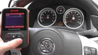 iCarsoft i902 Diagnose Astra H Check Engine Light Reset P0141 P0136