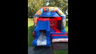 CJ Entertainment Hire - Superhero Bounce & Slide