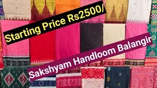 Sambalpuri Saree Starting Price Rs2500/ available at Sakshyam Handloom Balangir Shantipada Chhok 