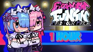 Subservient - Friday Night Funkin' [Full song] [1 Hour] (FNF Mod I Re:Zero I Ram and Rem I Anime)