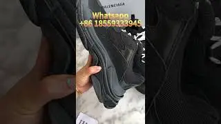 Balenciaga Triple S Triple Black  #sneakers #shorts