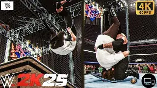 WWE 2K25 | The Undertaker vs. Mankind | Hell in a Cell Match | Ultimate Gameplay😎🎮