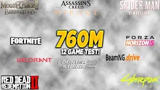 Ryzen 5 8600G +AMD Radeon 760M - 12 Game Test