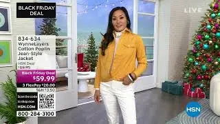 WynneLayers Cotton Poplin JeanStyle Jacket
