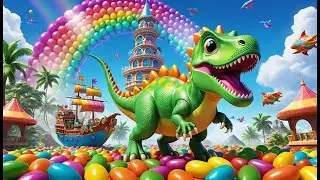 Dino Dexter and the Jelly Rocket | Fun Dinosaur Song for Kids | Jelly Rocket Adventure