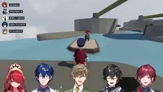 [Eng sub] Pata-nee jumps into Lauren's arm in Human fall flat [Nijisanji/Eden]
