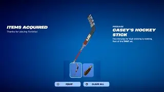 How To Get Casey's Hockey Stick Pickaxe NOW FREE In Fortnite! (Unlocked Casey's Hockey Stick)