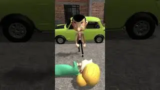Mr. Bean Hits Irma With His Car! #mrbean #shorts