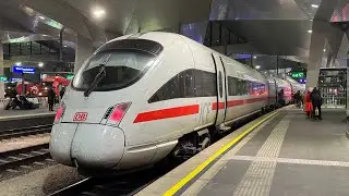 Einfahrt DB ICE 91 &ldquo;Berolina&rdquo; Berlin Hbf - Wien Hbf in Wien Hbf (18.12.2025, 4K HDR)