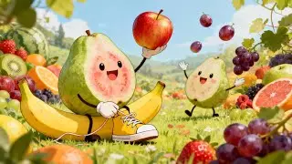 💚✨ Super Guava Returns! | Toddler Superhero Fruit Rhyme | Fun Kids Song & Animation