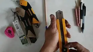 Gergaji OLFA 213B (HSWB-1) Craft Saw.  Gergaji EDC Saw in action.