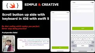 Scroll button up side with keyboard