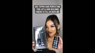HOW TO USE TOPPIK HAIR BUILDING FIBERS! #SHORTS