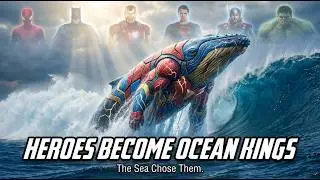 When Superheroes Transform into MONSTER BLUE WHALES 🐋⚡ (Unreal Cinematic)