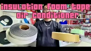 Foam pipe wrap insulation tape,foam insulation tape adhesive,foam insulation seam tape