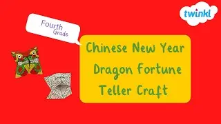 Chinese New Year Dragon Fortune Teller Craft | Twinkl USA