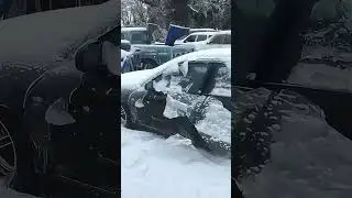Happiness after the snowstorm #satisfying #snow #asmr #fyp #fypシ #oddlysatisfying