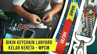 Making Custom Sublimation Keychain For Car Club - Waja Performance Club Malaysia - WPCM (NO TALKING)