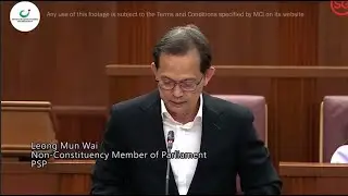 NCMP Leong Mun Wai - exchanges vs PAP on Aid to Palestine & Sg's Arms Sales to Israel since 7 Oct 23