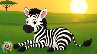 WAKE UP WITH THE ZEBRA &ndash; Fun Morning Safari Song for Kids