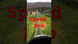 Speedbob rasante Bobahn beim Altm&uuml;hl Bob mit viel Airtime