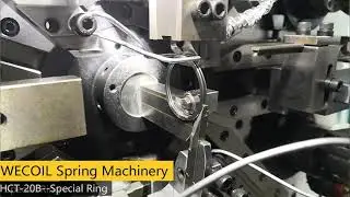 Special Ring Spring, HCT-20B, CNC spring forming machine, wire bending machine