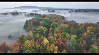 Drone Video: Fall leaves in Wausau, Wisconsin