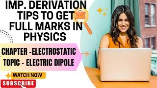 ELECTRIC POTENTIAL AT AXIAL POINT DUE TO DIPOLE |12 PHYSICS |ELECTRIC CHARGE |@MohanPhysicsAcademy
