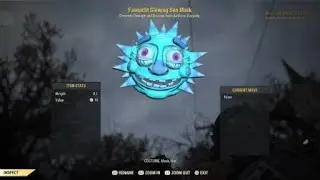 Fallout 76 - NEW GLOWING FASNACHT MASK