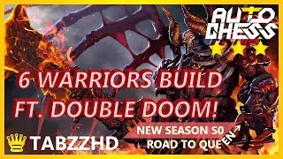 AUTO CHESS WARRIOR COMBO | 6 WARRIORS WITH DOUBLE DOOM!