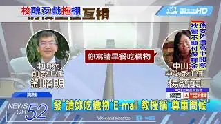 20180330中天新聞　疑刊物經費引紛爭　前後系主任髒水灌頂互槓