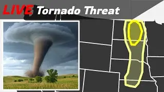 🔴LIVE| PDS Tornado Warning in ND