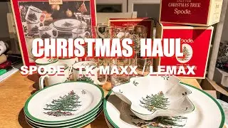 CHRISTMAS Haul | SPODE | TK MAXX | LEMAX