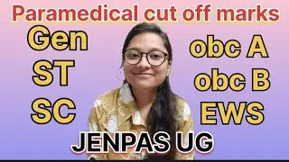 JENPAS UG🔥 paramedical 🌻expected cut off😉💪 marks 2025#jenpasug2025 #paramedical#ottechnician 