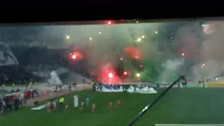 PANATHINAIKOS GATE13 PYRO SHOW