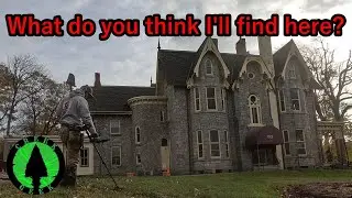 Lost History Revealed: Metal Detecting a Mansion built in 1900 #explore #metaldetector #treasure