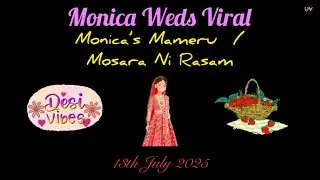 Monica weds Viral, Mameru Rasam