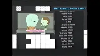 Who Framed Roger Rabbit (1988) End Credits (Cartoon Network 2012)