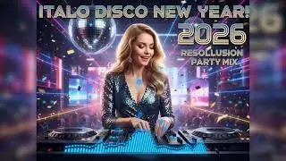 🎧 Italo Disco New Year Countdown 🎆 DJ Girl Party Mix