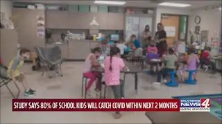 Study says 80% of school kids will catch COVID within next 2 months, top Oklahoma doctor shares insi