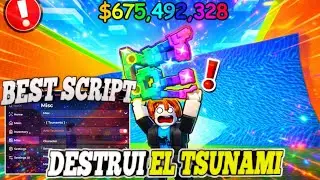 DESTRUI EL TSUNAMI CON ESTE SCRIPT 😁 SCRIPT INSANO PARA ESCAPAR DEL TSUNAMI BRAINROT | SCRIPT ROBLOX