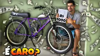 QUANTO EU GASTEI PARA MONTAR A MOTORIZADA ROXA